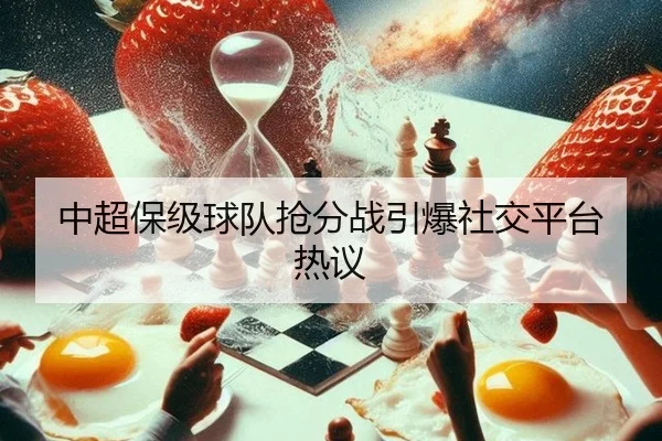中超保级球队抢分战引爆社交平台热议